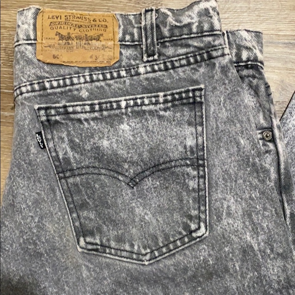 Levi’s 505 Black Tab Acid Wash 38 x 30